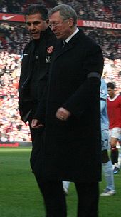 Ferguson with former assistant manager Carlos Queiroz