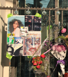 Donna Summer's memorial made by fans in the Castro District, San Francisco