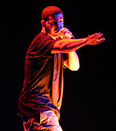 Drake performing at Fox theater