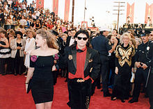 Barrymore with Corey Feldman at the 61st Academy Awards, March 29, 1989