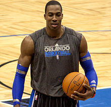 Howard warming up before a game in 2010