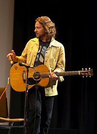 Eddie Vedder performing at the premiere for Body of War at the 2007 Toronto International Film Festival
