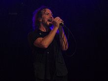 Eddie Vedder in Stockholm, Sweden on July 7, 2012