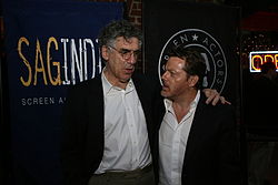 Elliott Gould and Eddie Izzard