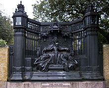 The Queen Alexandra Memorial, situated opposite St James's Palace
