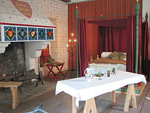 Reconstruction of Edward I's private chambers at the Tower of London