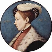 Portrait miniature of Edward by an unknown artist, c. 1543–46[30]