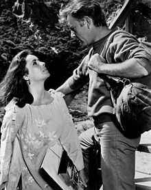 with husband Richard Burton in The Sandpiper (1965)
