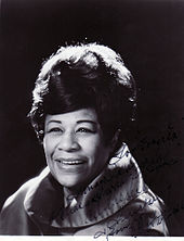 Ella Fitzgerald in 1968. Photo courtesy of the Fraser MacPherson estate.