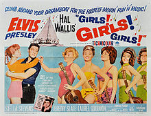 The title and marketing of Girls! Girls! Girls! (1962) took advantage of Presley's sex symbol status.
