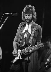 Clapton on the There's One In Every Crowd Tour, with "Blackie" on 15 August 1975