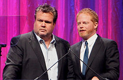 Stonestreet with Modern Family co-star Jesse Tyler Ferguson at the 2010 HRC National Dinner