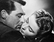 Grant and Bergman in Notorious (1946)