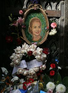 Evita rests in the Recoleta Cemetery.