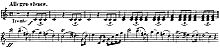 Trumpet part, including main theme, of the Wedding March from Mendelssohn's Op. 61