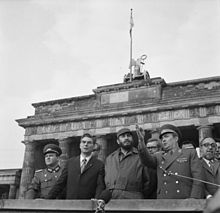Fidel Castro and members of the East German Politburo on his visit to the country in 1972.