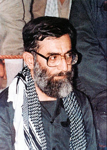 Khamenei during his military years