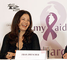 Drescher at a press conference for the Austrian charity 'Dancer Against Cancer', 2010.