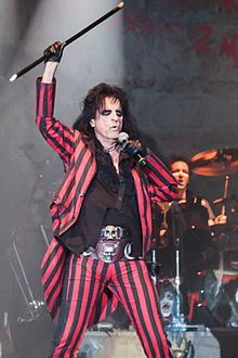 Alice Cooper performing live at Wembley Arena in 2012