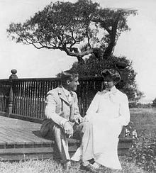 Franklin and Eleanor at Campobello Island, Canada, in 1904