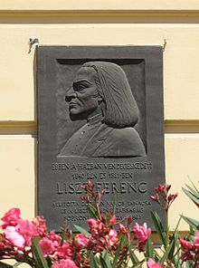 Memorial tablet in Sopron