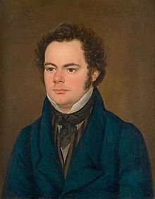 Schubert in 1827 (oil on canvas, by Anton Depauly)