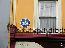 Plaque honoring Astaire in Lismore