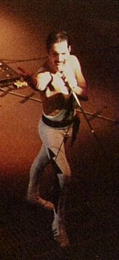Mercury performing live in 1984
