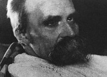 Photo by Hans Olde from the photographic series, The Ill Nietzsche, mid-1899.