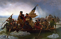 Washington Crossing the Delaware, December 25, 1776, by Emanuel Leutze, 1851