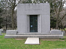 Gershwin's mausoleum in Westchester Hills Cemetery[41]