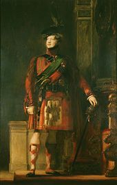 Painting of George IV by Sir David Wilkie (1829) depicting the king during his 1822 trip to Scotland.