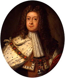 George ca. 1714, the year of his succession, as painted by Sir Godfrey Kneller.