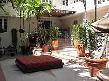 The Cardozo hotel on Ocean Drive, in Miami Beach, Florida.