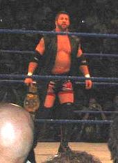 Helms as the Cruiserweight Champion. Helms had the longest reign in the title's history.