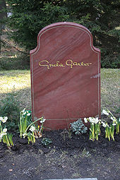 Gravestone of Greta Garbo