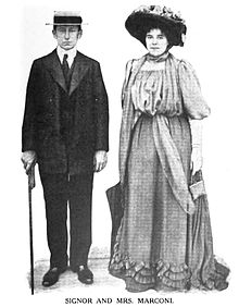Marconi with his wife c. 1910