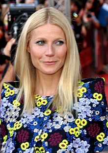 Paltrow in Paris at the French premiere of Iron Man 3, April 2013.