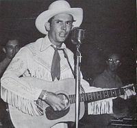 Hank Williams in concert in 1951