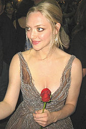 Seyfried on a red carpet in 2009.