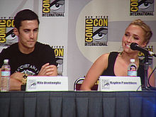 Panettiere with Heroes co-star Milo Ventimiglia