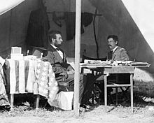 Lincoln and McClellan after the Battle of Antietam