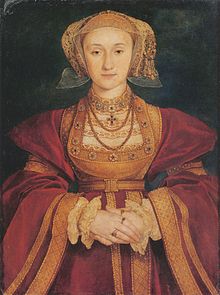 Portrait of Anne of Cleves by Hans Holbein the Younger, 1539.