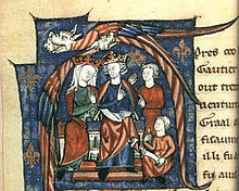 Henry and Eleanor holding court
