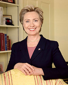 Clinton's official photo as U.S. Senator
