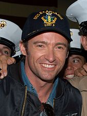 Jackman aboard the amphibious assault ship USS Kearsarge in New York (2006)