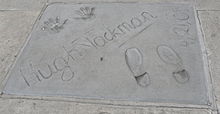 Jackman's signature at Grauman's Chinese Theatre