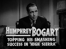 From the trailer, Bogart as Sam Spade in Dashiell Hammett's The Maltese Falcon
