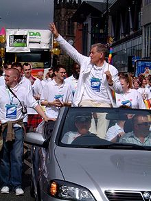 McKellen at Europride 2003 in Manchester.