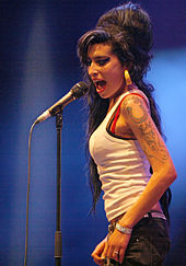 Amy Winehouse at the Eurockéennes festival in France in 2007